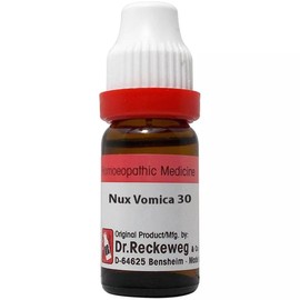 Recckeweg Germany Homoeopathic Nux Vomica 30 CH (11ml)