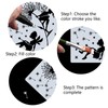 GORGECRAFT 11.8 Inch Fairy Stencil Plastic Drawing Stencils Reusable Painting