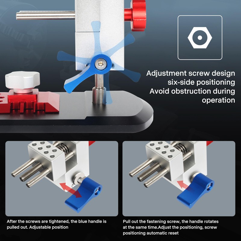 XUNKUANER Multi functional Precision Bench Vise Clamp for Model Building