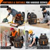 73 Pockets Tool Backpack Heavy Duty for Men Women, Hvac