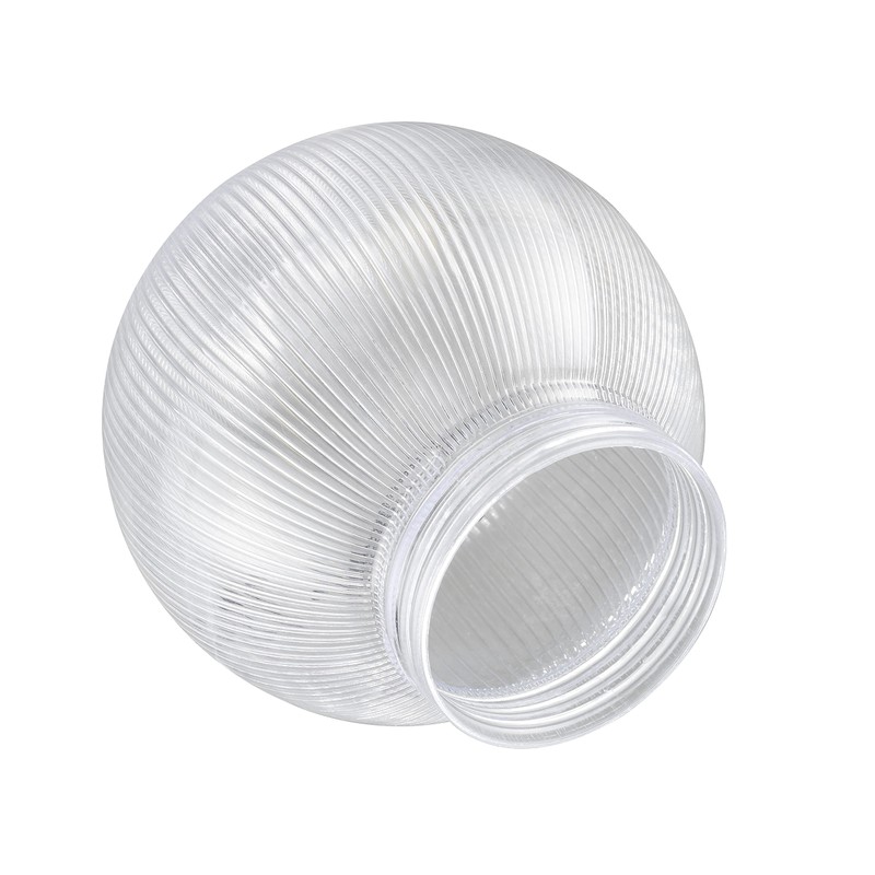 Aspen Creative 28001-75-21, 6" Clear Prismatic Acrylic Replacement Lamp Post