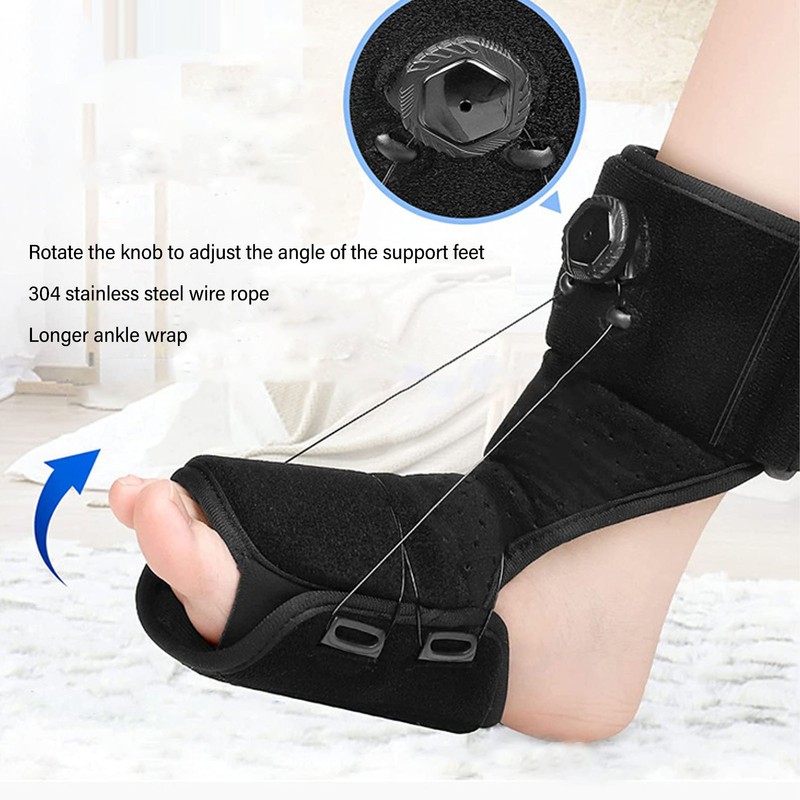 Universal Knob Foot Drop Brace Angle Adjustable Good Fit Comfortable