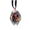 Dragons Lair - Dragon Cameo Oval Cabochon Style Pendant Necklace
