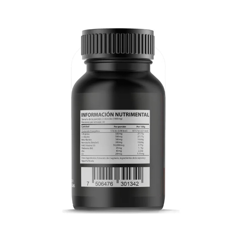 Testo Energy Forte Natural 60cap 900mg