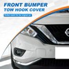 Car Front Bumper Tow Hook Cover Cap Towing Eye for