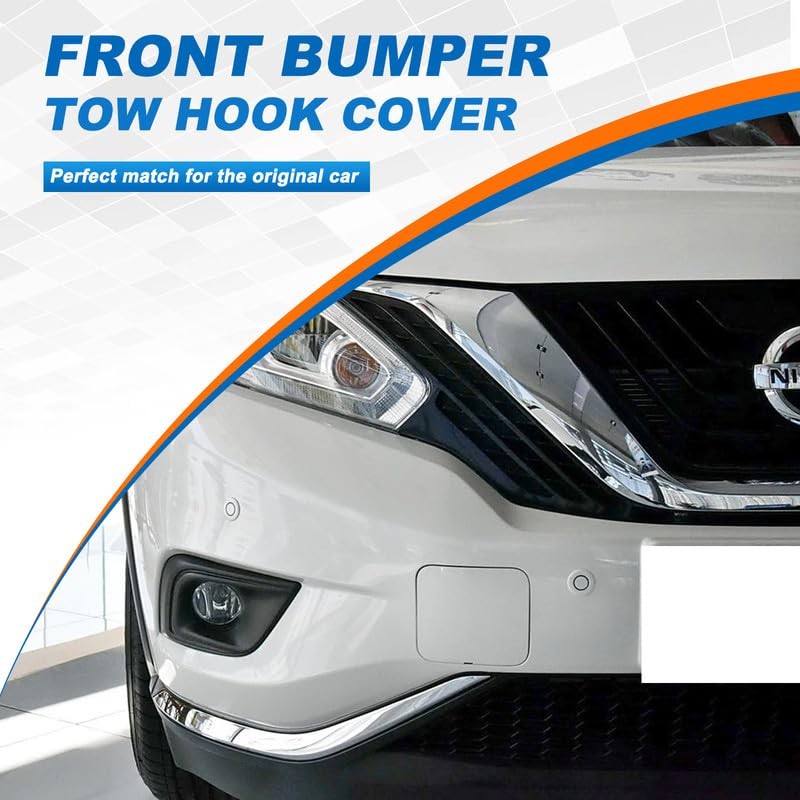 Car Front Bumper Tow Hook Cover Cap Towing Eye for
