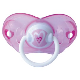 Intelligenter Schnuller aus Silikon ortodontisches Profil Größe 1 (Von 0 bis 6 Monaten), rosa