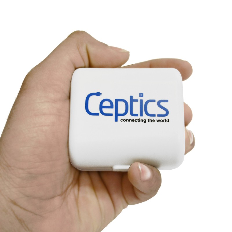 Ceptics International Travel Plug Adapter Kit, 3 Pcs