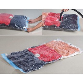 8 Pack Combo Premium Extra Jumbo Vacuum Storage Space Saver Bags X4 (130X120cm) with Travel Bag X4 (60X40cm)