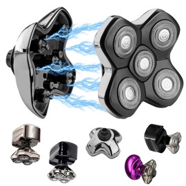 5 Blades Magnetic Shaver Head for SKULL SHAVER, SOLASKY Magnetic Version Head Shaver Replacement Heads for SKULL SHAVER