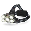 LED Headlamp Rechargeable Flashlight Brightest Waterproof 5 Lighting Modes Zoomable