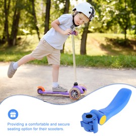 Toyvian Convenient Scooter Saddle for Boys and Girls Portable Anti-Slip and Breathable Pad Ergonomic Seat Attachment