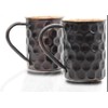 GRAINEX ENGINEER Black Matte Honeycomb Moscow Mule Mugs | Pure