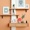 6 Pack Heavy Duty Shelf Brackets, 90 Degree Right Angle