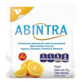 Abintra Fórmula En Polvo Sabor Naranja 27g                                                                                                            