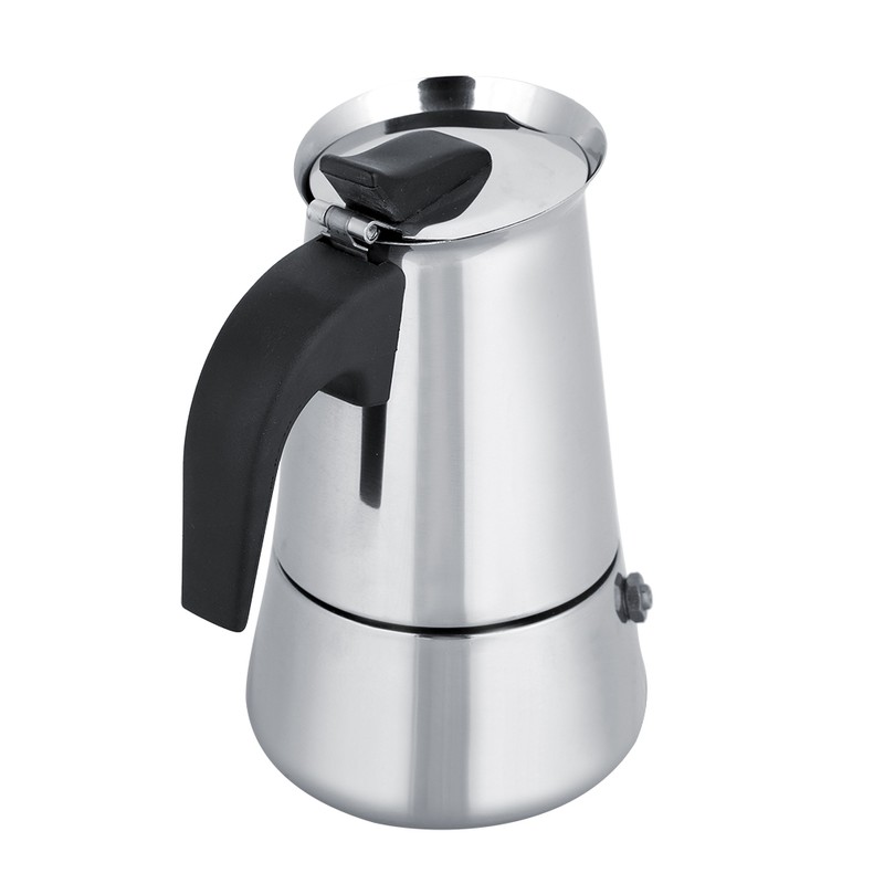 Portable Stainless Steel Coffee Pot Moka Espresso Maker Mocha Pot