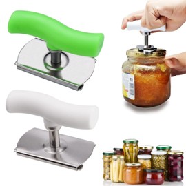 Manual Can Opener, 2 Pieces Can Opener, Adjustable, Stainless Steel Can Opener for Home, Hotel, Kitchen, Travel, Bars, Restaurant with Labor Saving, 2.5 cm to 9.5 cm