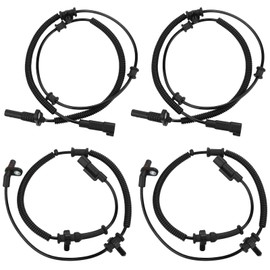 WMPHE 4 Pcs ABS Wheel Speed Sensors Compatible with Ram 1500 3.6L V6/ 5.7L V8 2013 2014 2015 2016 2017 2018, Front and Rear abs Sensors, Replacement for 68170065AB, 68053861AB