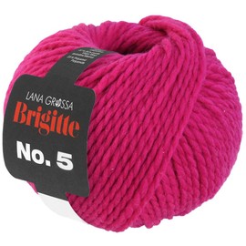 LANA GROSSA Brigitte No. 5 | Double Twisted Merino Wick Yarn | Hand Knitting Yarn Made of 100% Virgin Wool (Extra Fine Merino) | 50 g Wool for Knitting and Crocheting | 75 m Yarn