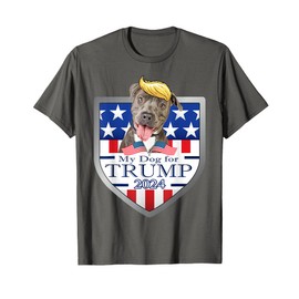My Dog For Trump 2024 Pitbull 1 T-Shirt for Men Women