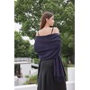 RIIQIICHY Ladies Navy Scarf for Women Scarves Wraps Winter Cashmere