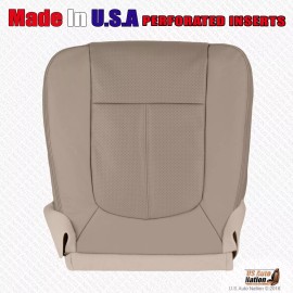 US Auto Nation 832-790-4949 2011 TO 2016 Ford F250 F340 F450 F550 Driver Passenger Leather Seat Cover Tan - Driver Bottom