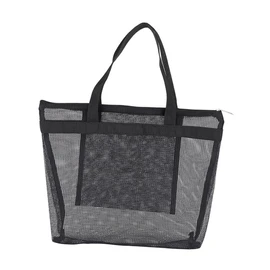 IWOWHERO Capacity Mesh Shower Bag Portable Toiletry Bag for Spa Gym Beach Travel Lightweight Outdoor Tote for Shampoo Bath Supplies Convenient Space Saving Design