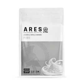 ARES Pure Proteína en Polvo, Sabor Natural, 23g Proteína, 0 Azúcares, 0 Químicos, 0 Conservadores, 1000 gr, 33 Servicios