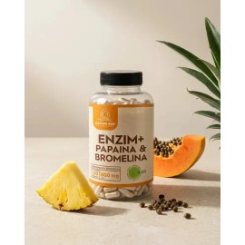 Enzimas Digestivas Raíces Zen Premium Papaina Bromelina 120 Cápsulas Veganas | Ingredientes Naturales