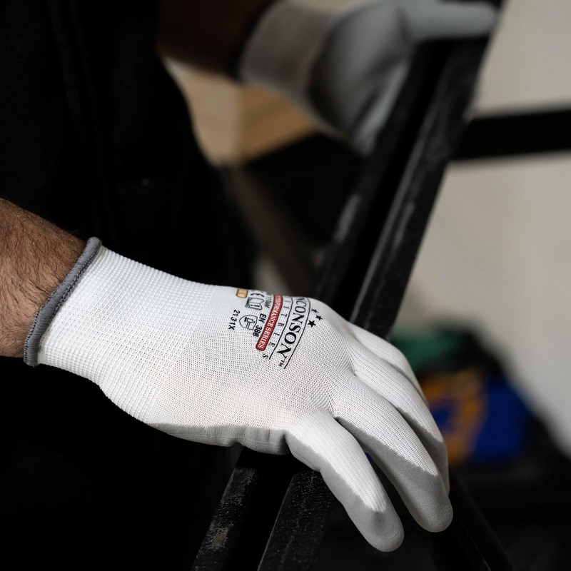 LINCONSON 12 Pack Safety Performance Series Construction Mechanics Work Gloves