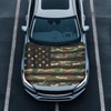 Darisoco Camo American Flag Car Hood Cover Polyester Elastic Fabrics