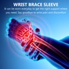 Baluue Hand Support Brace Wrist Support Sleeve for Sports Injuries