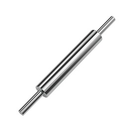 Rolling Pin (17 Inches) –304 Stainless Steel Roll Pins for Baking Pizza Dough Pie Cookie-Dough Roller& Smooth Construction - Essential Kitchen Utensil