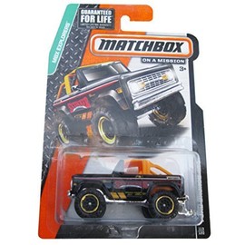 Matchbox MBX Explorers Ford Bronco 4X4 - 1972 Black #113/120