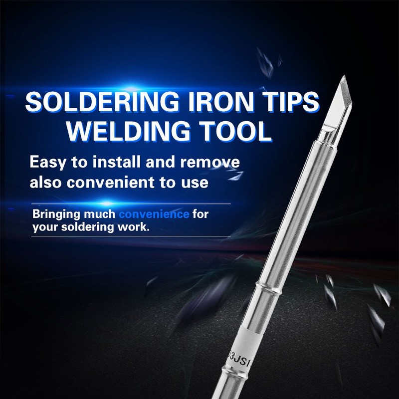 Akozon Solder Iron Tips T12 Series Soldering Iron Tips Welding