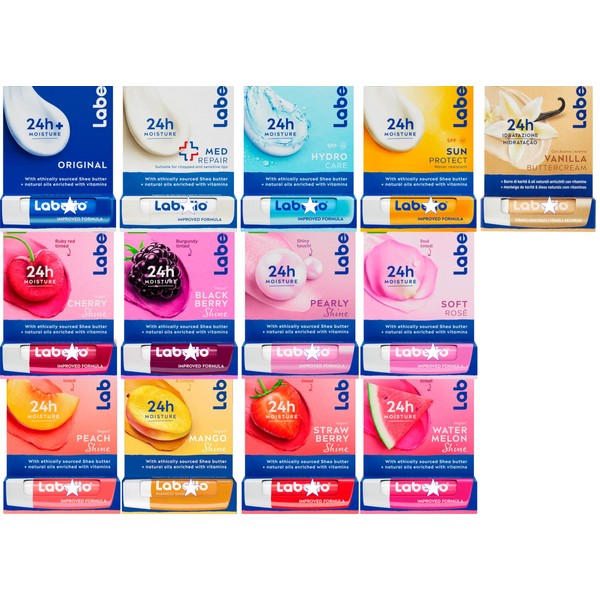 LIP BALM Maxi Set-13 pcs. All type Lip Balm