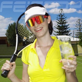 FEISEDY Kids Sunglasses Youth Baseball Sun Glasses, UV400 Sports Cycling Softball Sunglasses for Adult Boys Girls B0227