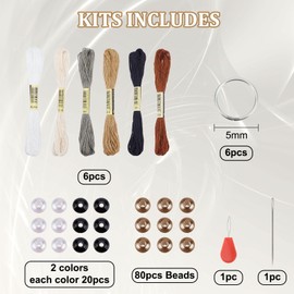 INFUNLY Set of 6 Mini Dream Catcher Kit for Key Chain, DIY Dream Catcher Making Kit, Colourful Handmade Small Dream Catcher for Bag, Pendant, Car, Interior, Backpack Charm