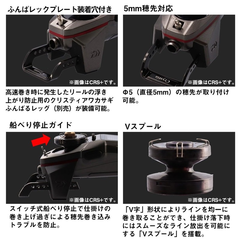Daiwa Wakasagi CRS Electric Reel for Wakasagi Cristia Wakasagi Matte