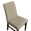 Lawalon Elastic Dining Chair Covers (Beige, Set of 2), Waterproof
