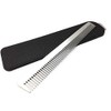 Swedish Crown Professional Men's Comb with Genuine Leather Case Aluminium