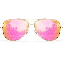 KALIYADI Polarized Aviator-Sunglasses-for-Men Women Mens-Sunglasses: Lightweight Polit Sun Glasses Upgraded UV400 for Driving