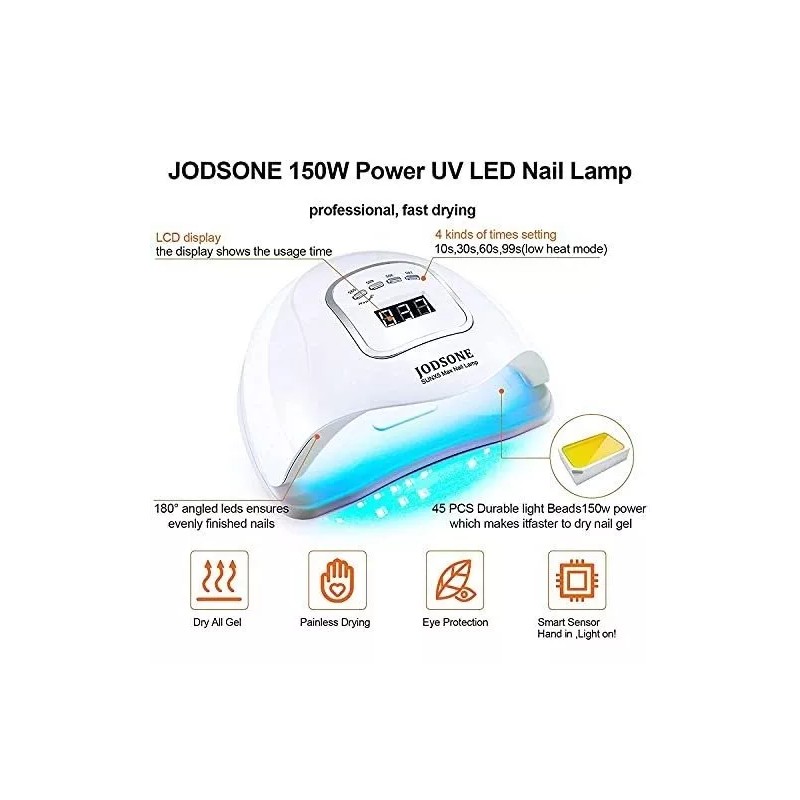 Jodsone Gel De Uñas 32 Colores Juego Con Lampara Y