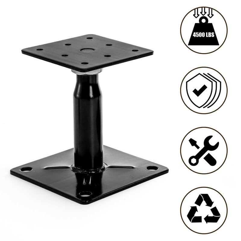 Yarlung 4 Pack Adjustable Support Jacks for Floor, Heavy Duty