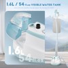 CGOLDENWALL 2-in-1 Standing Garment Steamer for Clothes with Flat &