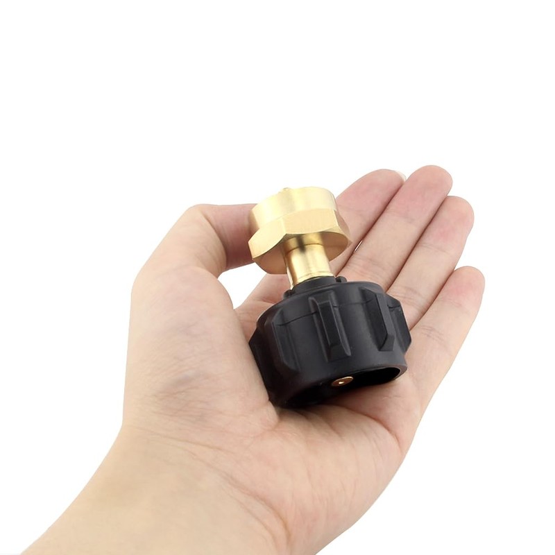 Hooshing Propane Refill Adapter for 1lb Propane Tanks QCC1 Regulator
