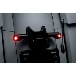 Kuryakyn 2843 Motorcycle Lighting Accessory: Kellermann Atto Rear Turn Signal Adapters for Indian Motorcycles: Challenger and Chieftain, Gloss Black, 1 Pair