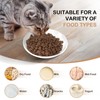 TRUVIC 4 Pack Ceramic Cat Food Bowls, 5.9 Inch Ceramic