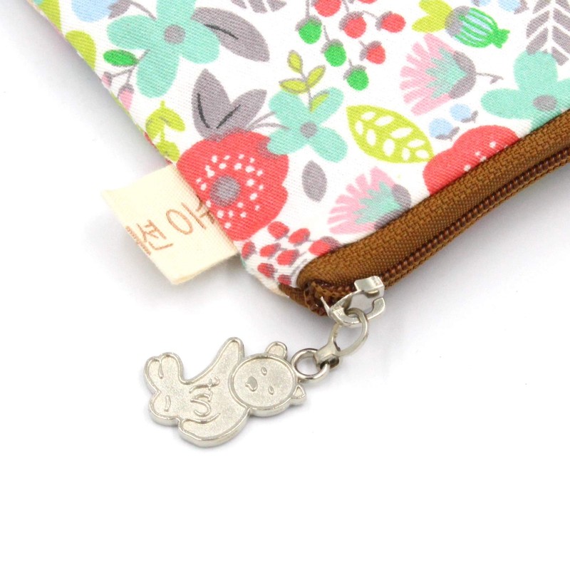 Roca Anemo Cotton Key Case, Lightweight, Slightly Larger, Cute, Plant