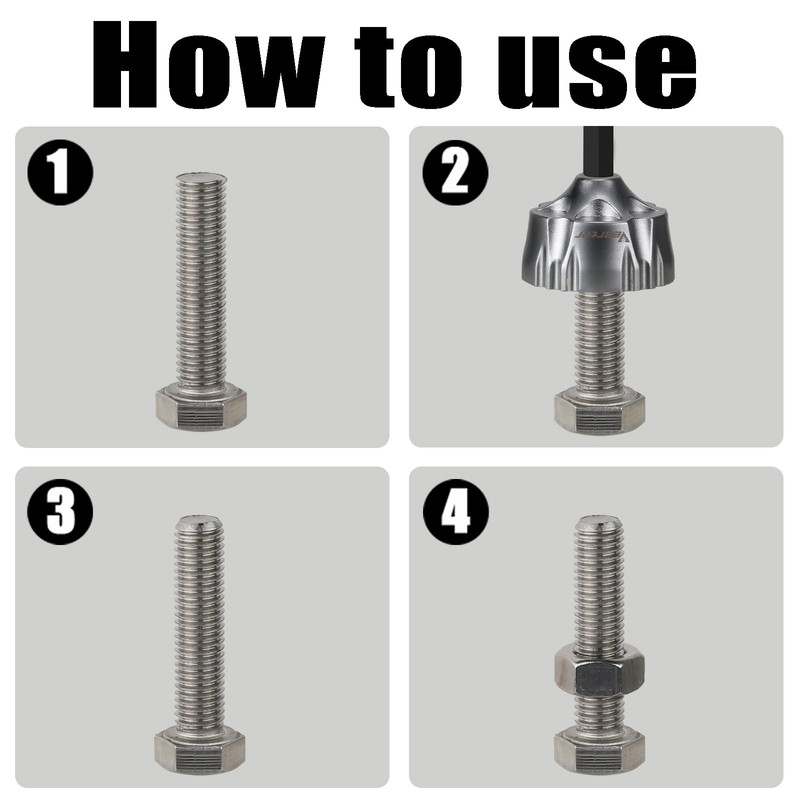 Vearter Deburring External Chamfer Tool for Metal, Countersink Chamfering Drill